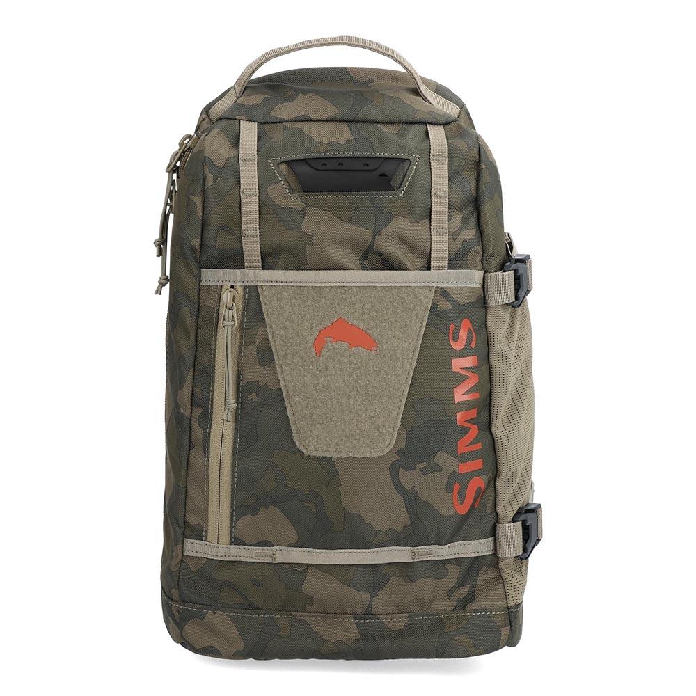 Simms Tributary Sling Pack in Regiment Camo Olive Drab